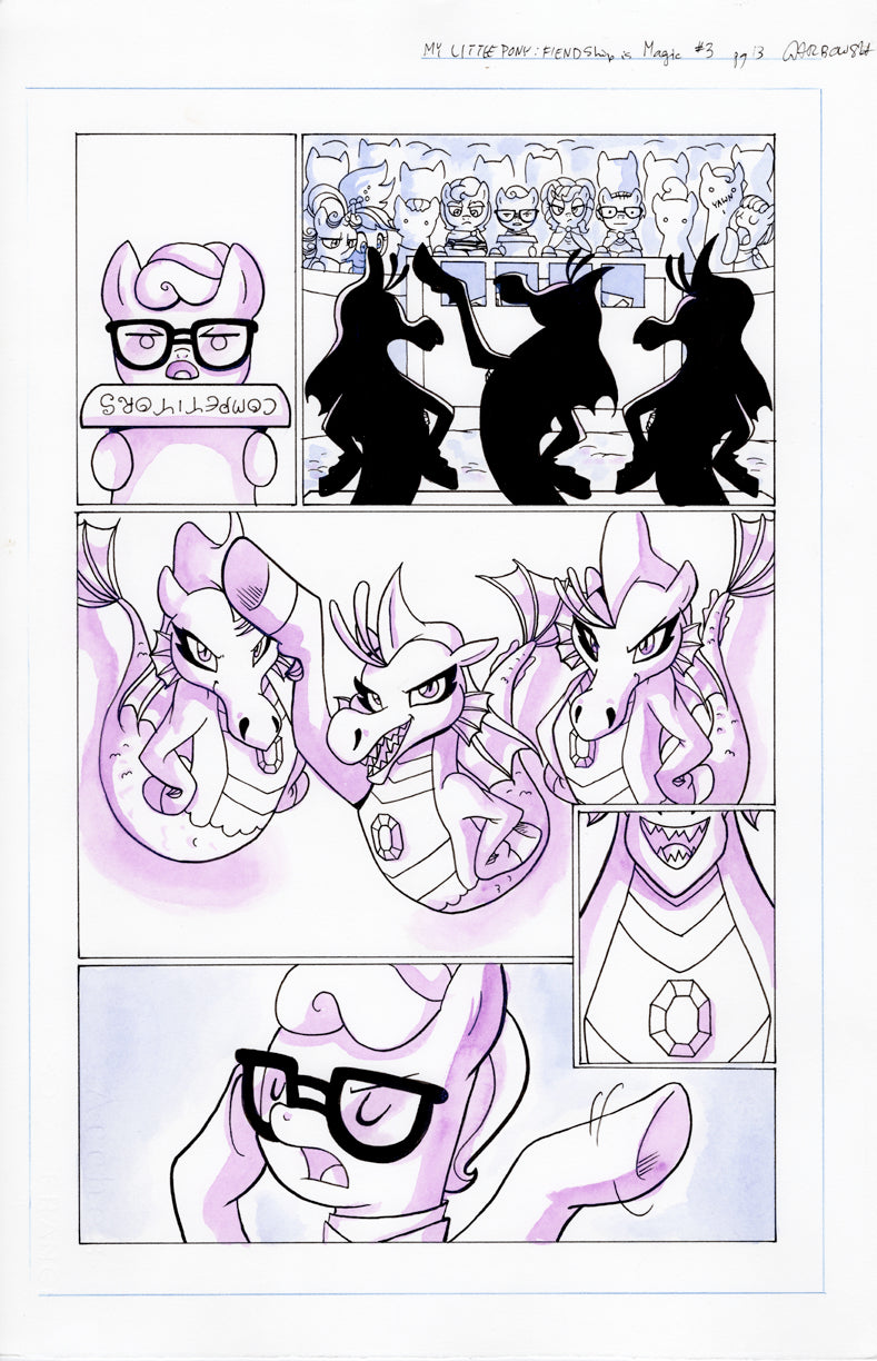 Original Art: MLP Fiendship is Magic #3 Pg 13