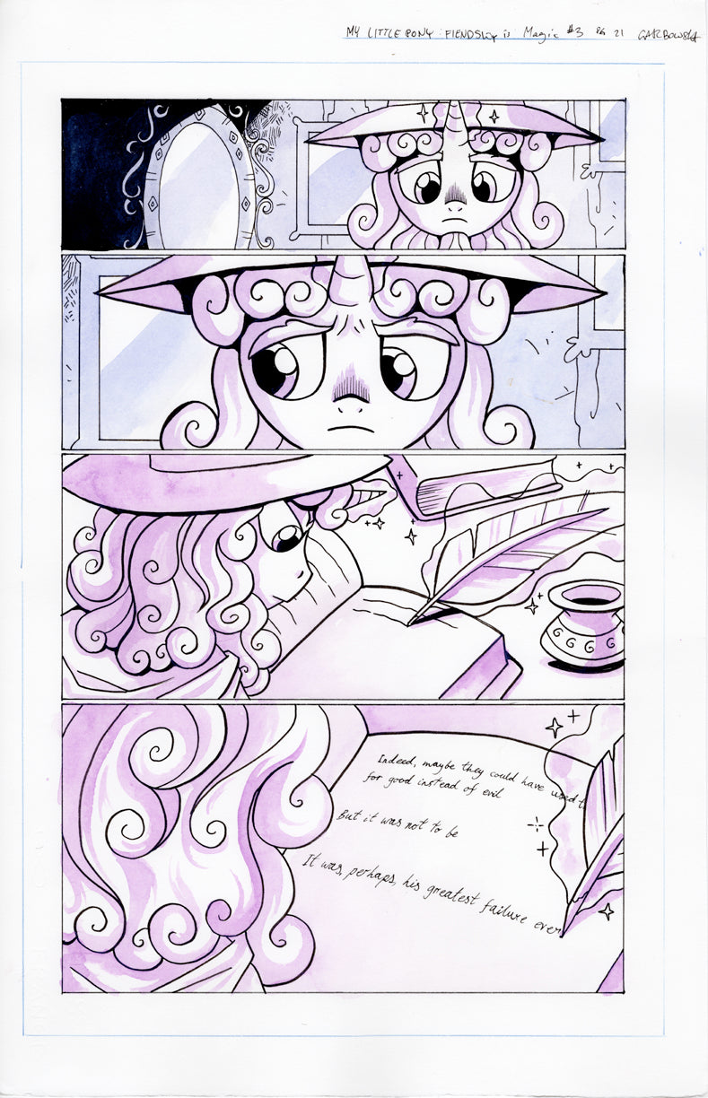 Original Art: MLP Fiendship is Magic #3 Pg 21