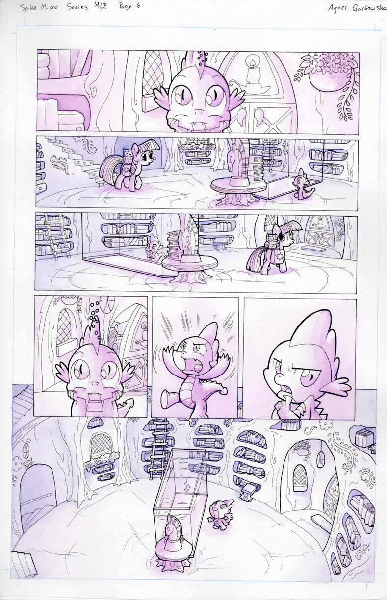 Original Art: MLP Spike Micro Series #9 Pg 6