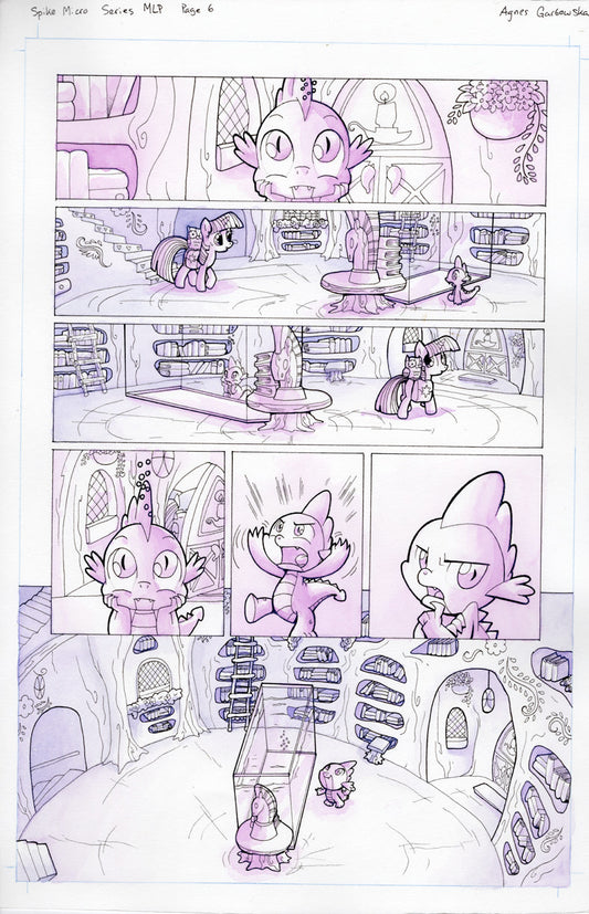 Original Art: MLP Spike Micro Series #9 Pg 6